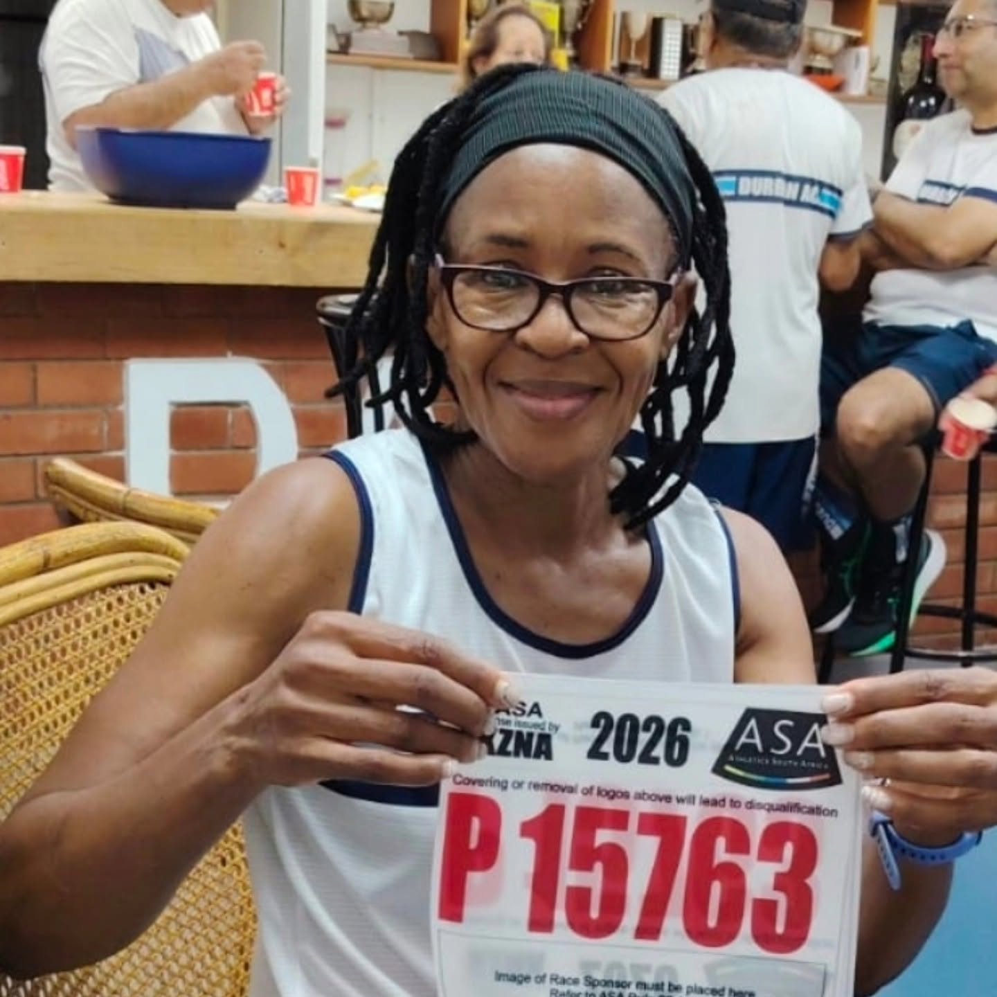 Durban AC members running